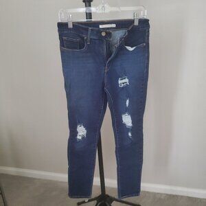 Levi's size 28 short 311 Shaping Skinny ripped denim jeans